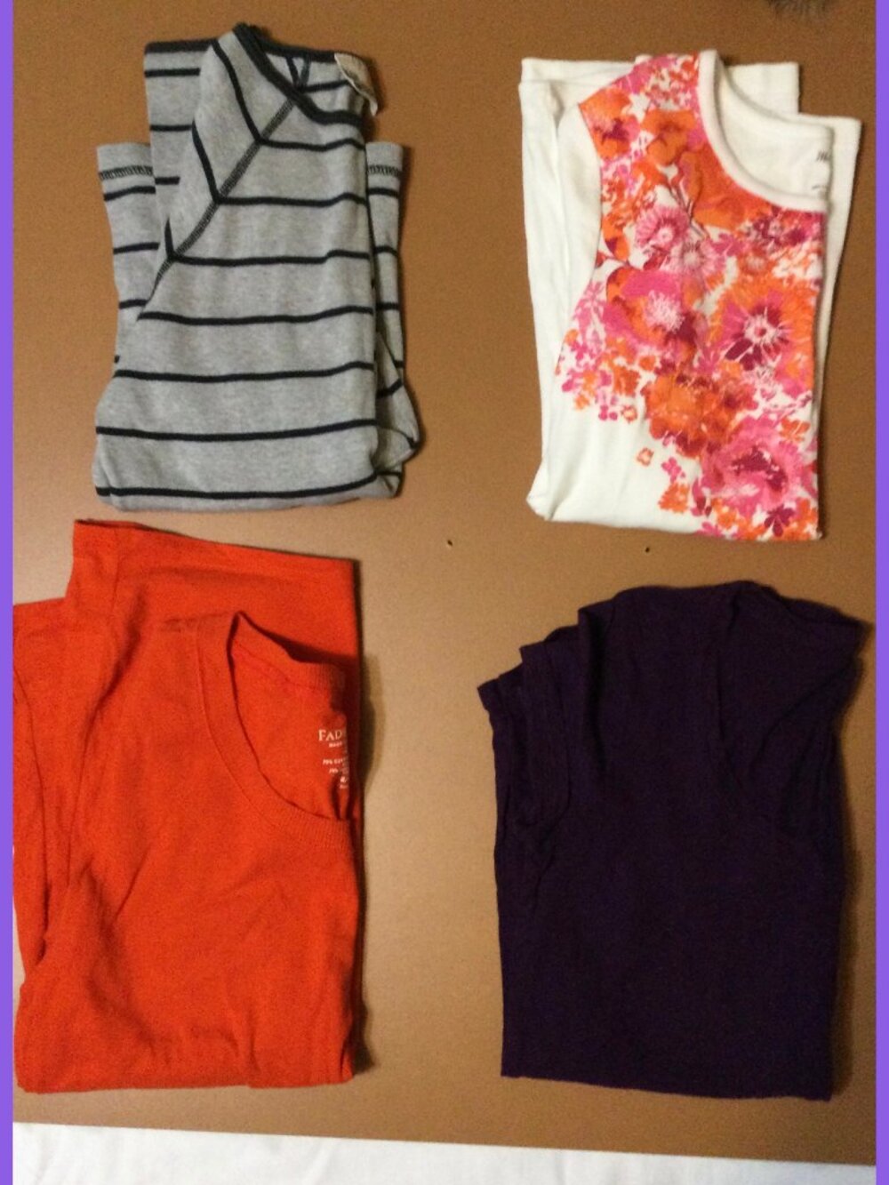 4 Lightweight Tops, sz S